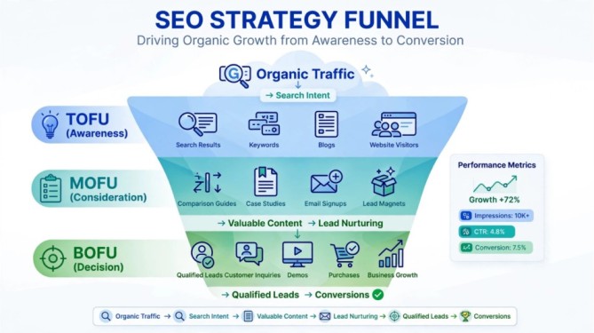 SEO Strategy Funnel